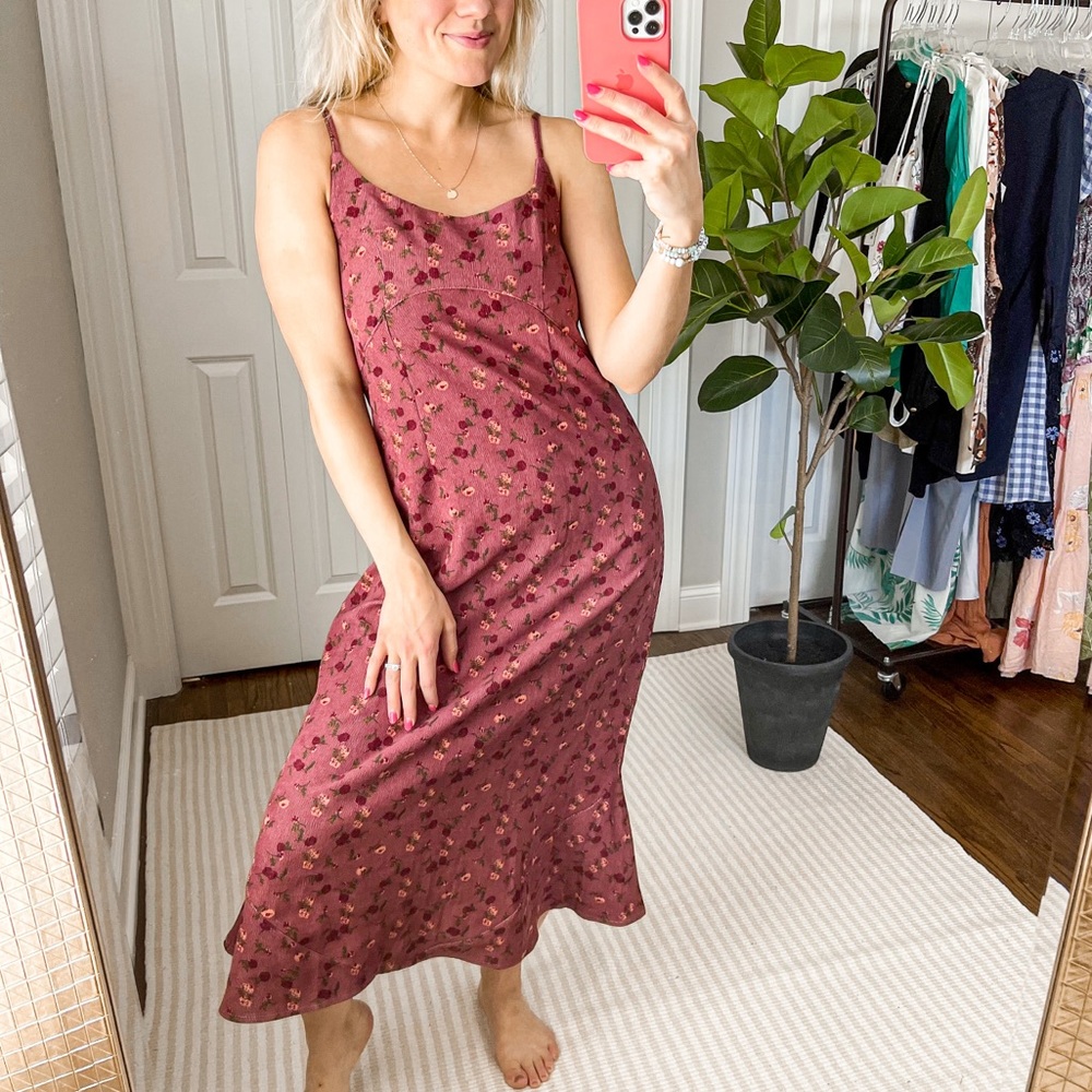 NWT GM Studio x Revolve Floral Cami Midi Dress - Retail $450